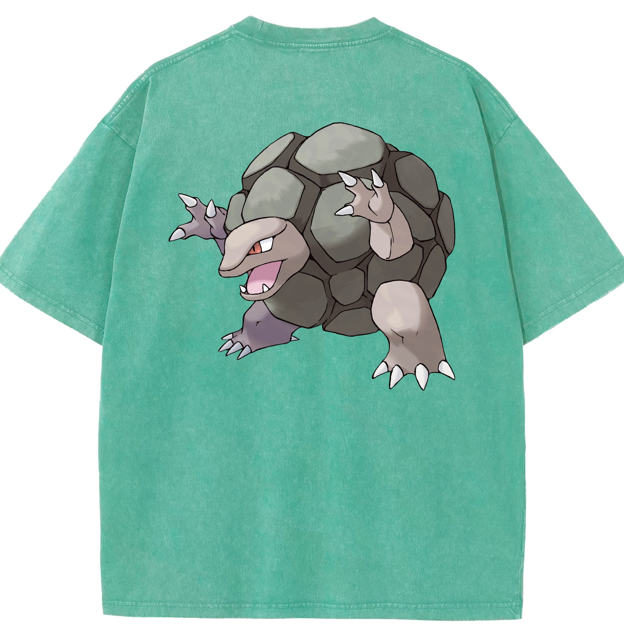 （画像用） ポケットモンスター Pokémon 綿100% ヴィンテージ風 半袖Tシャツ（背面プリント）